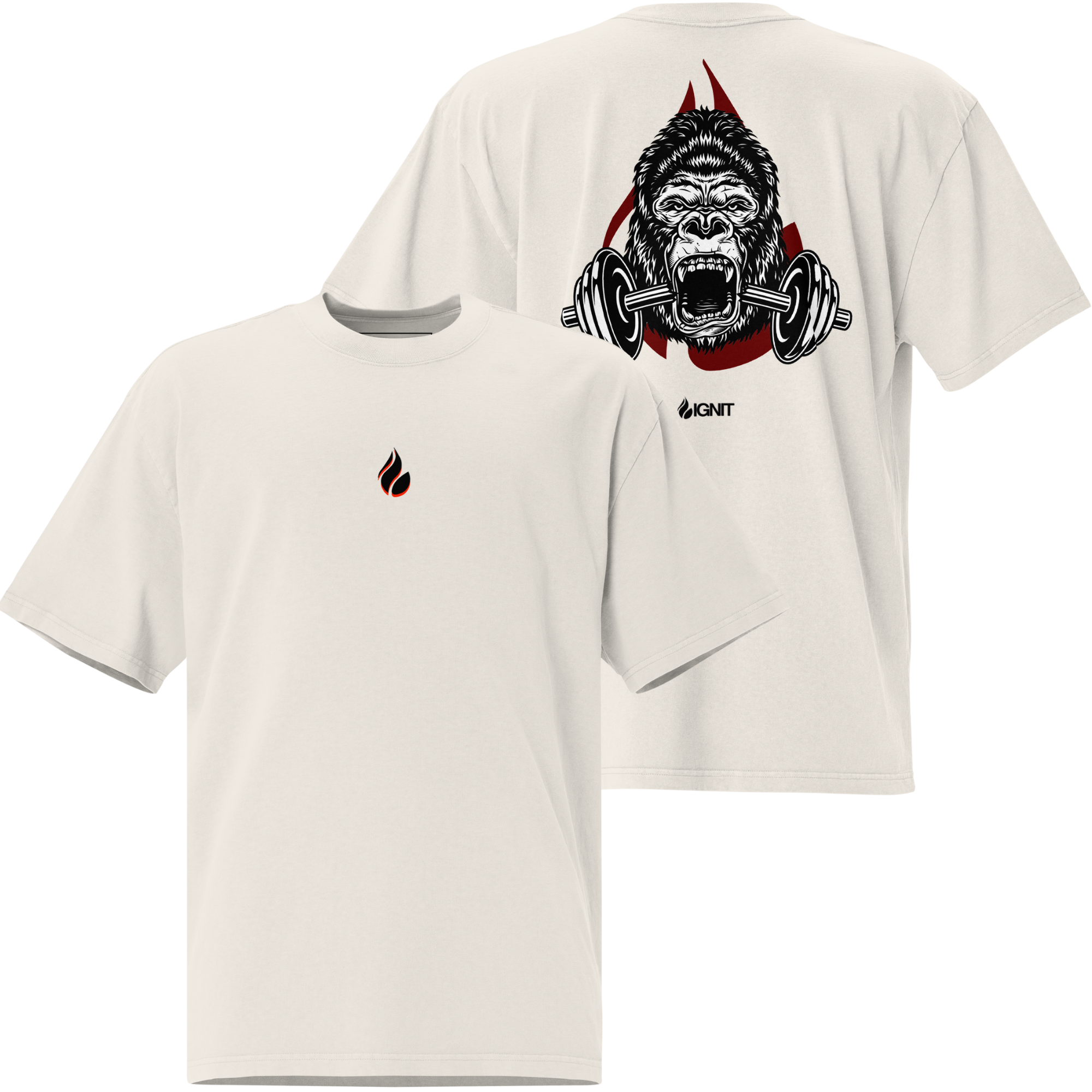 Camiseta oversize IGNIT GORILLA unisex