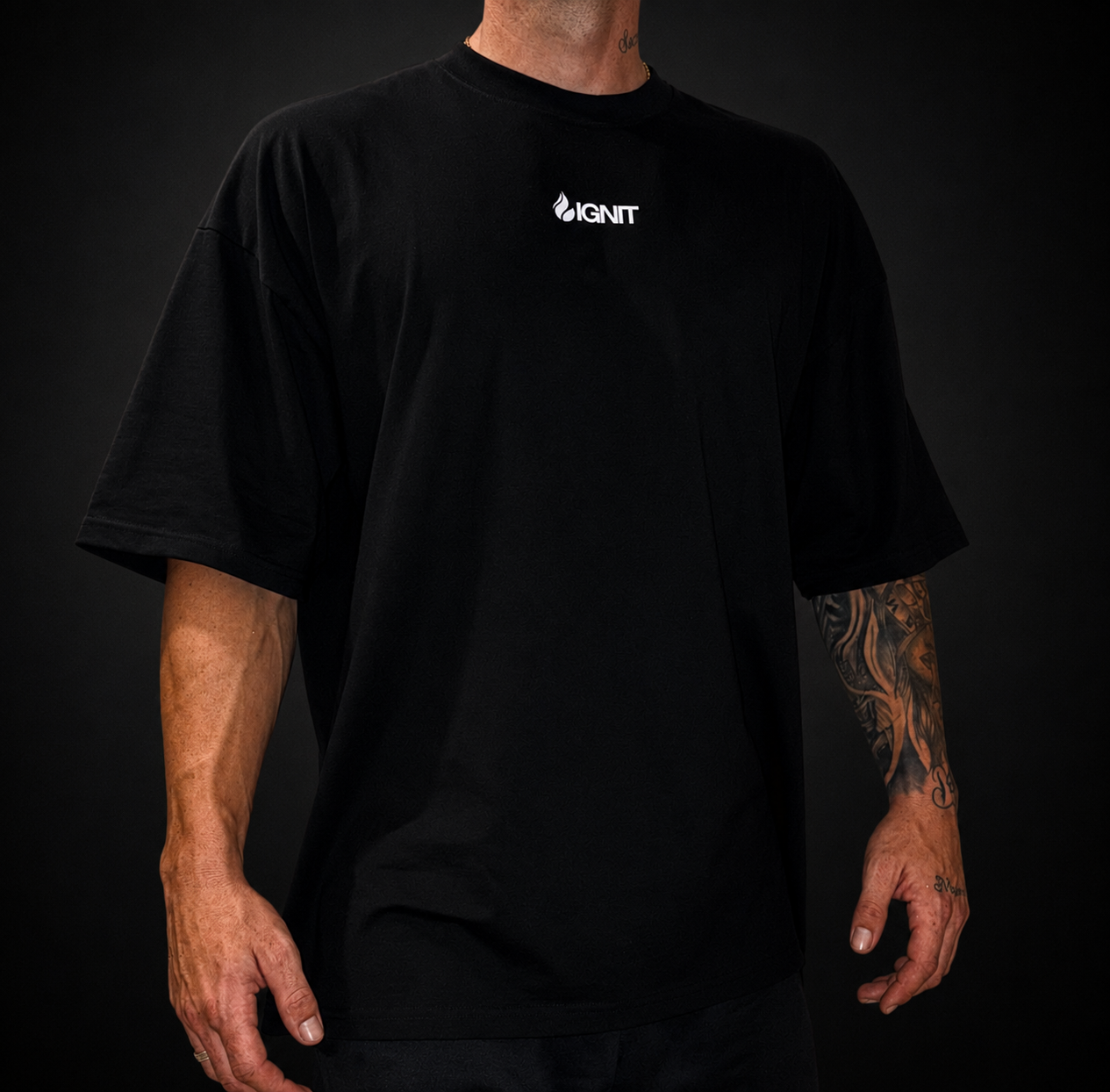 Unbreakable camiseta oversized IGNIT — vista frontal